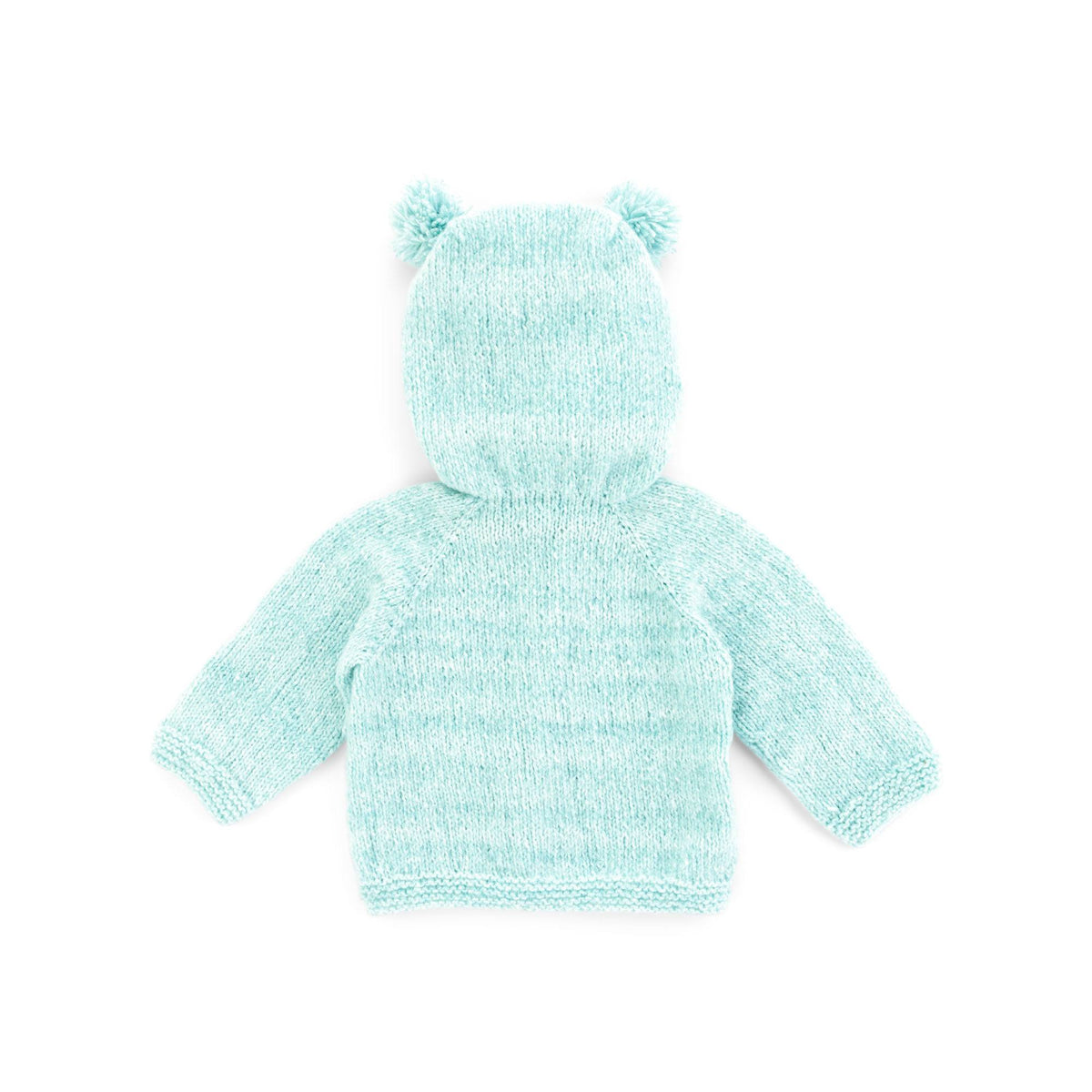 Knit Hood made in Bernat Forever Fleece Finest Yarn