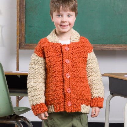 Bernat Cozy Kid Crochet Jacket Bernat Cozy Kid Crochet Jacket