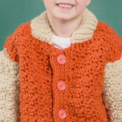 Bernat Cozy Kid Crochet Jacket Bernat Cozy Kid Crochet Jacket