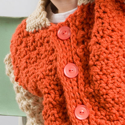 Bernat Cozy Kid Crochet Jacket Bernat Cozy Kid Crochet Jacket