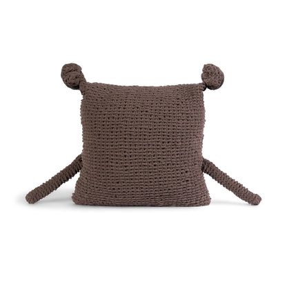 Bernat Knit Square Bear Knit Toy made in Bernat Blanket Yarn