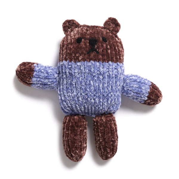 Free Easy Bernat Knit Velvet Bears Pattern | Yarnspirations