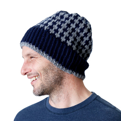 Bernat Knit Winter Weekend Hat for Him Bernat Knit Winter Weekend Hat for Him
