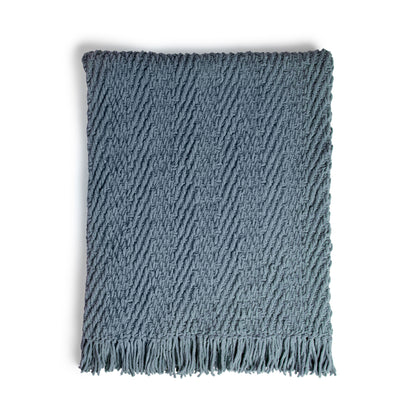 Bernat Herringbone Weave Knit Blanket Bernat Herringbone Weave Knit Blanket