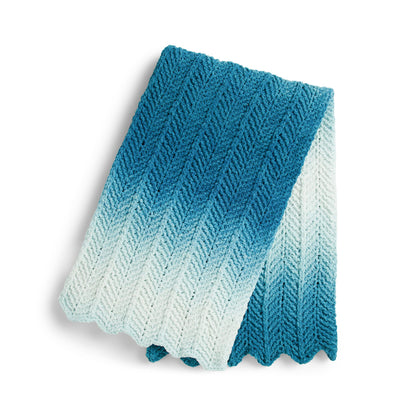 Bernat Knit Ripple Blanket for Home Bernat Knit Ripple Blanket for Home