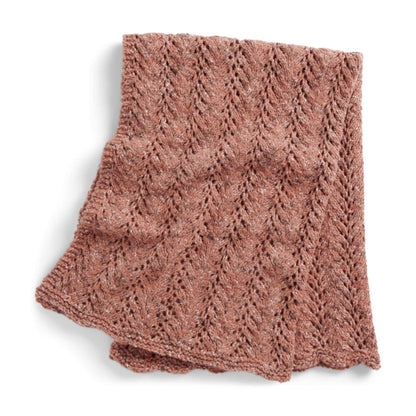 Bernat Knit Lace Blanket Knit Blanket made in Bernat Felted Yarn