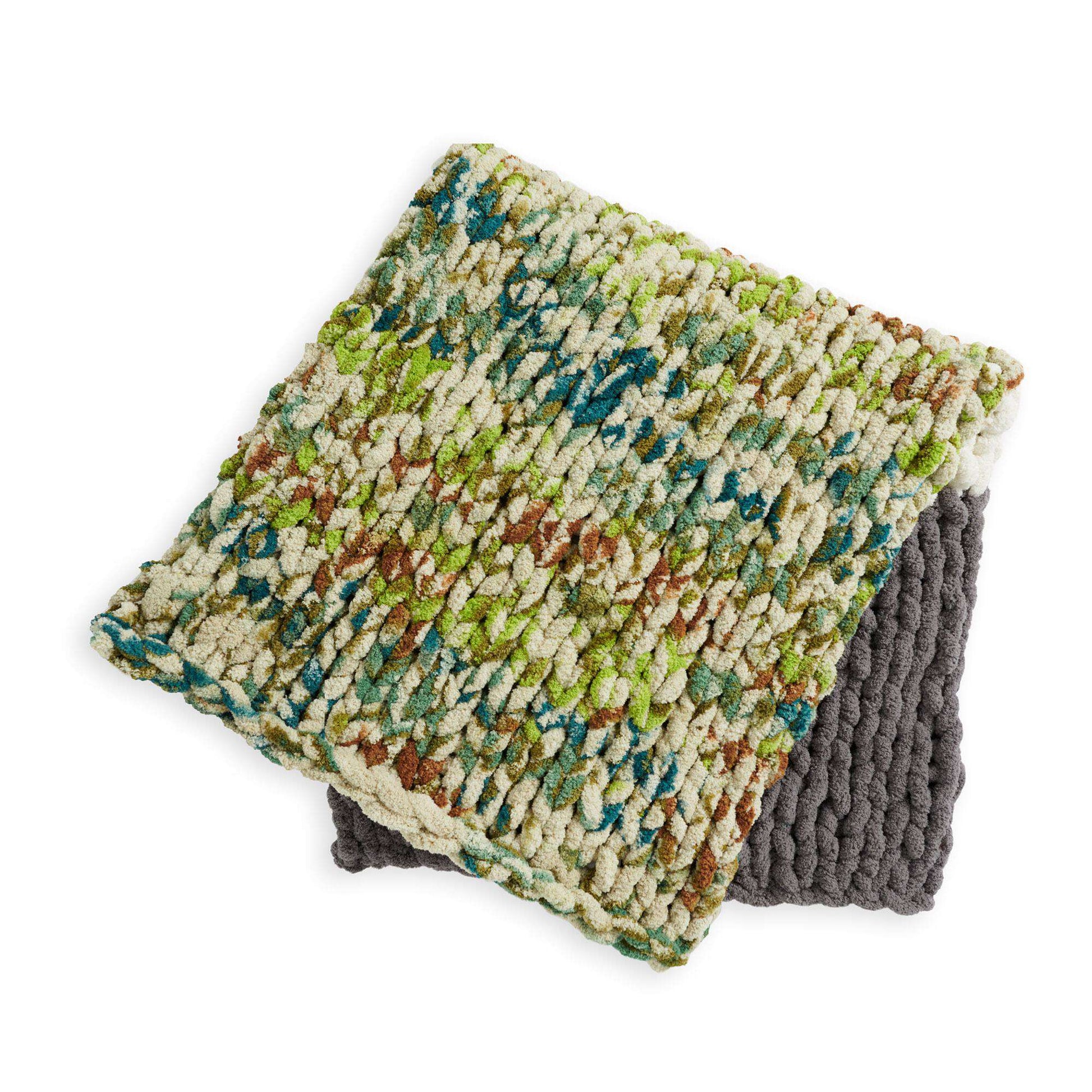 Bernat Bold Blocks Knit Blanket Yarnspirations