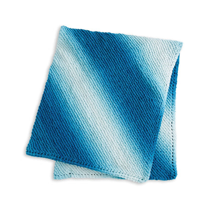 Bernat Cozy Corners Knit Blanket Deep Teal