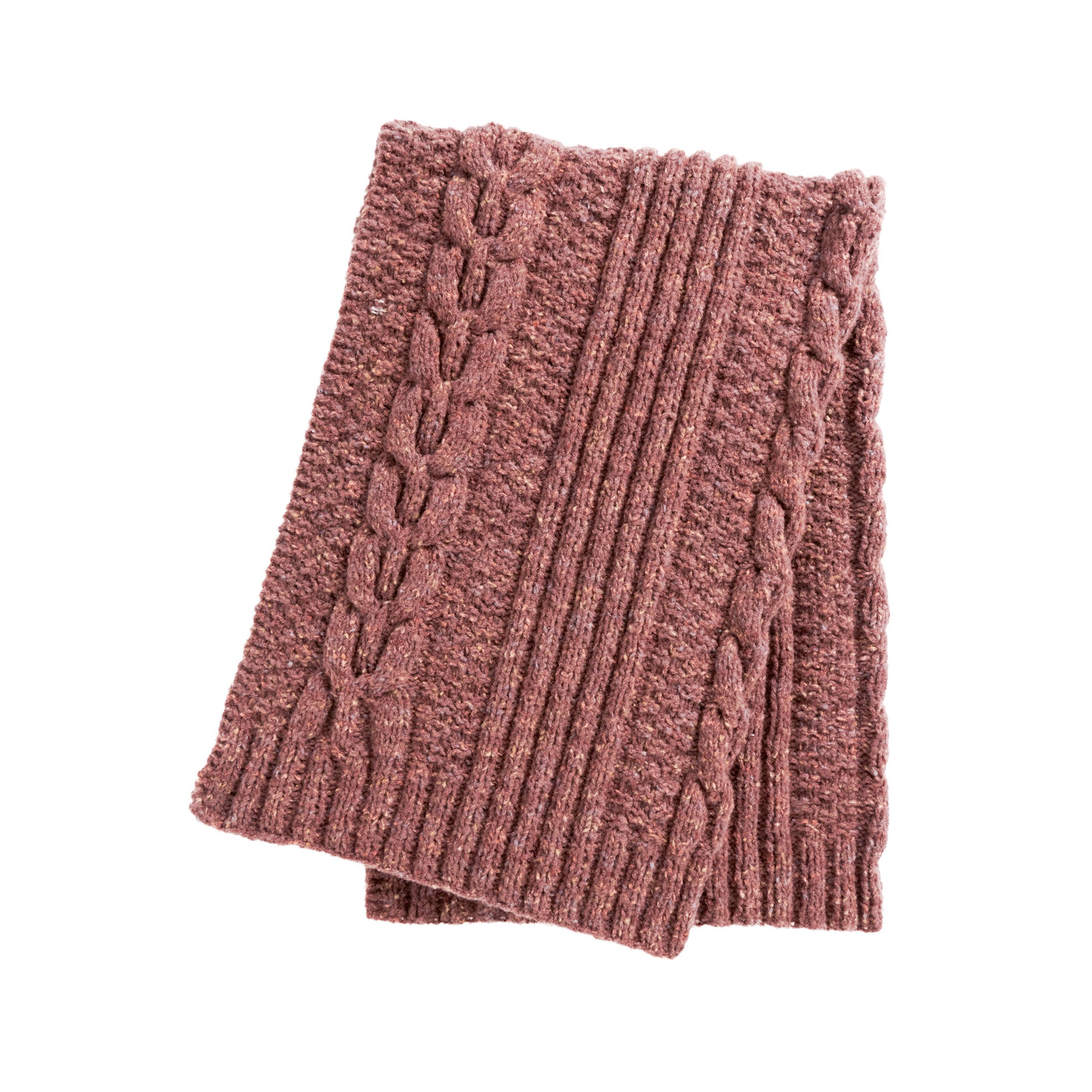 Free Bernat Ribbing & Cables Knit Blanket Pattern