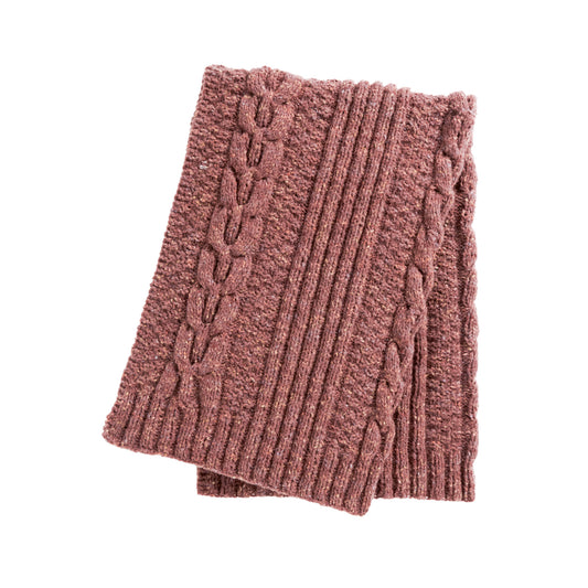 Knit Blanket made in Bernat Felted Yarn