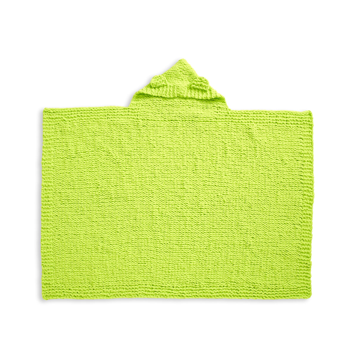 Knit Blanket made in Bernat Blanket Brights Yarn