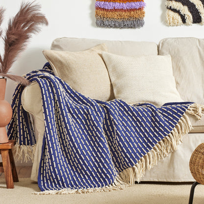 Bernat Knit Modern Weave Blanket Bernat Knit Modern Weave Blanket