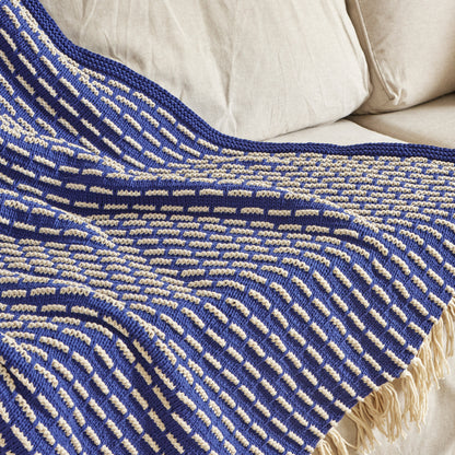 Bernat Knit Modern Weave Blanket Bernat Knit Modern Weave Blanket