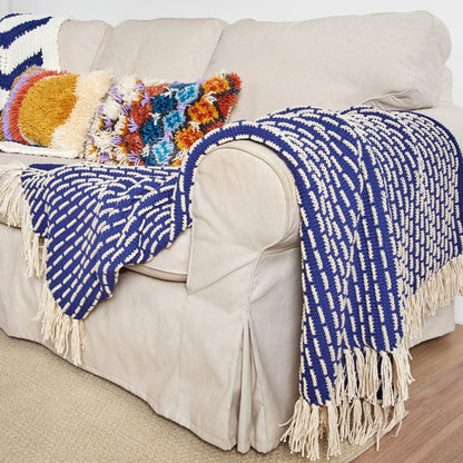 Bernat Knit Modern Weave Blanket Bernat Knit Modern Weave Blanket