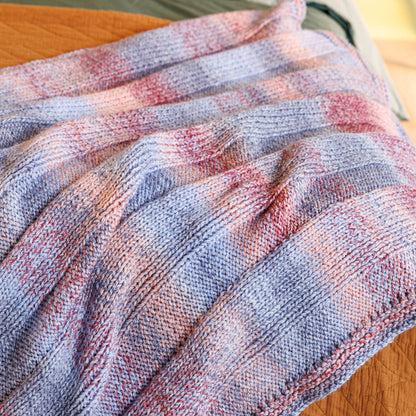 Bernat Texture Lines Knit Blanket Bernat Texture Lines Knit Blanket