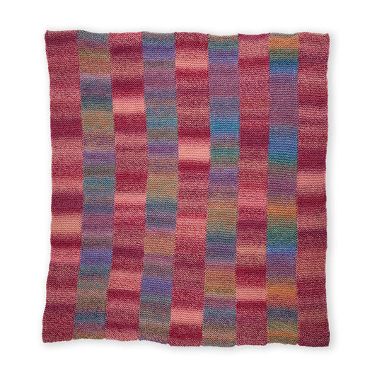 Bernat Cottage Hearth Knit Blanket