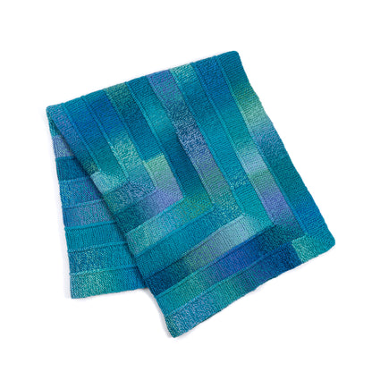 Bernat Concentric Calm Knit Blanket Bernat Concentric Calm Knit Blanket