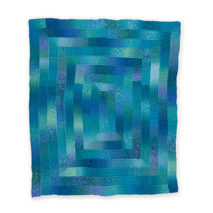 Bernat Concentric Calm Knit Blanket Bernat Concentric Calm Knit Blanket