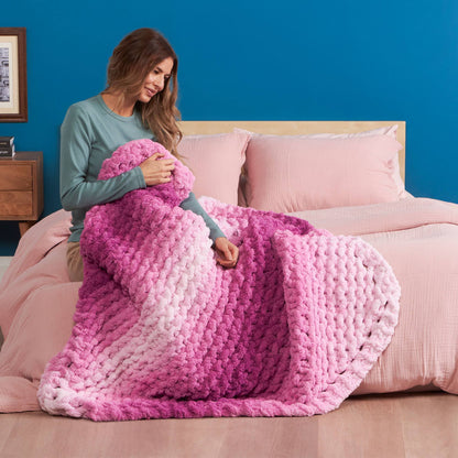 Bernat Knit on the Bias Blanket Bernat Knit on the Bias Blanket