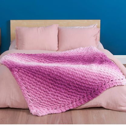 Bernat Knit on the Bias Blanket Bernat Knit on the Bias Blanket