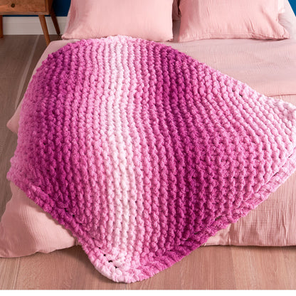 Bernat Knit on the Bias Blanket Bernat Knit on the Bias Blanket