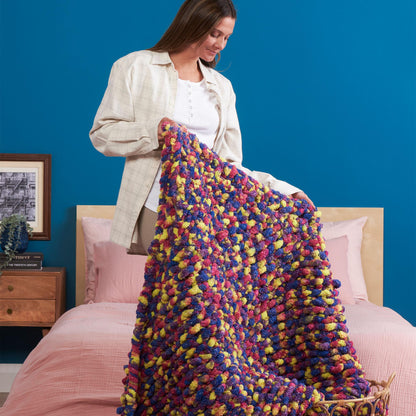 Bernat Cosmic Corner to Corner Knit Blanket Bernat Cosmic Corner to Corner Knit Blanket