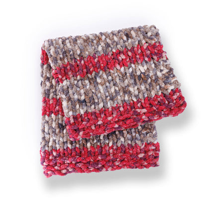 Bernat Celestial Stripes Knit Blanket Bernat Celestial Stripes Knit Blanket