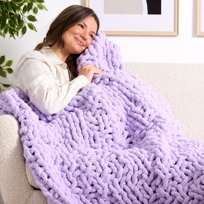 Bernat Irish Moss Basketweave Knit Blanket Bernat Irish Moss Basketweave Knit Blanket