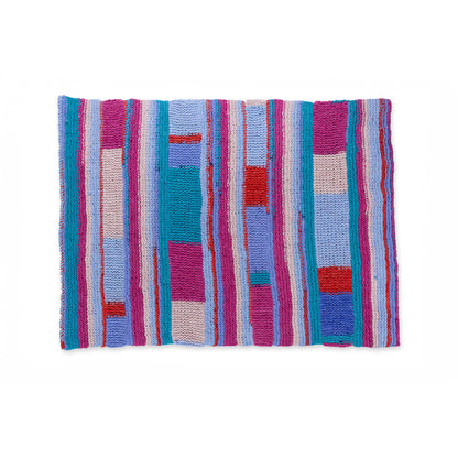 Bernat Blanket Patchwork Shifting Stripes Garter Knit Blanket Bernat Blanket Patchwork Shifting Stripes Garter Knit Blanket
