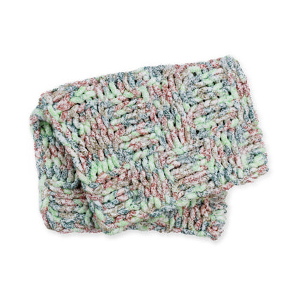 Bernat Bold Knit Textured Check Blanket Bernat Bold Knit Textured Check Blanket