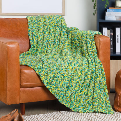 Bernat Big Rib Knit Throw Bernat Big Rib Knit Throw