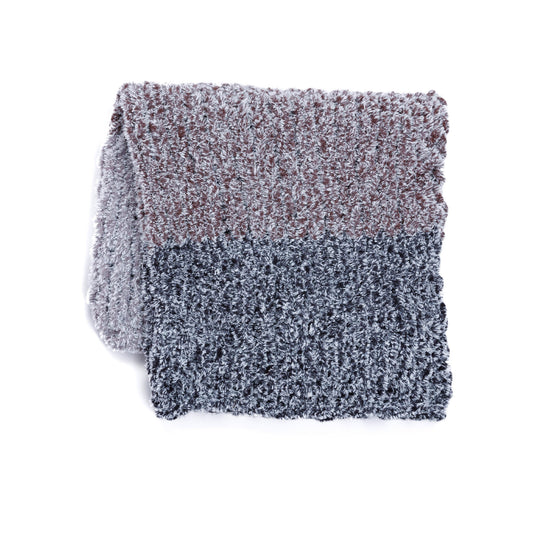 Bernat Fluffy Shades Knit Blanket