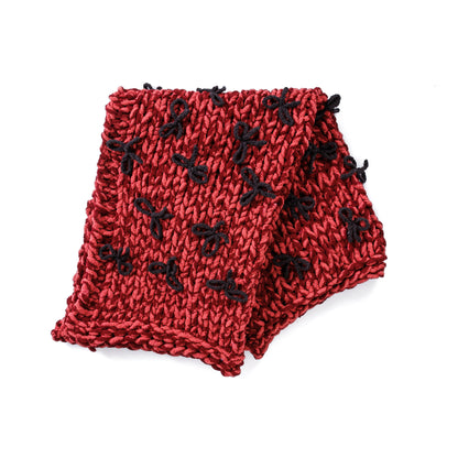 Bernat Put a Bow on it Table Knit Blanket Bernat Put a Bow on it Table Knit Blanket