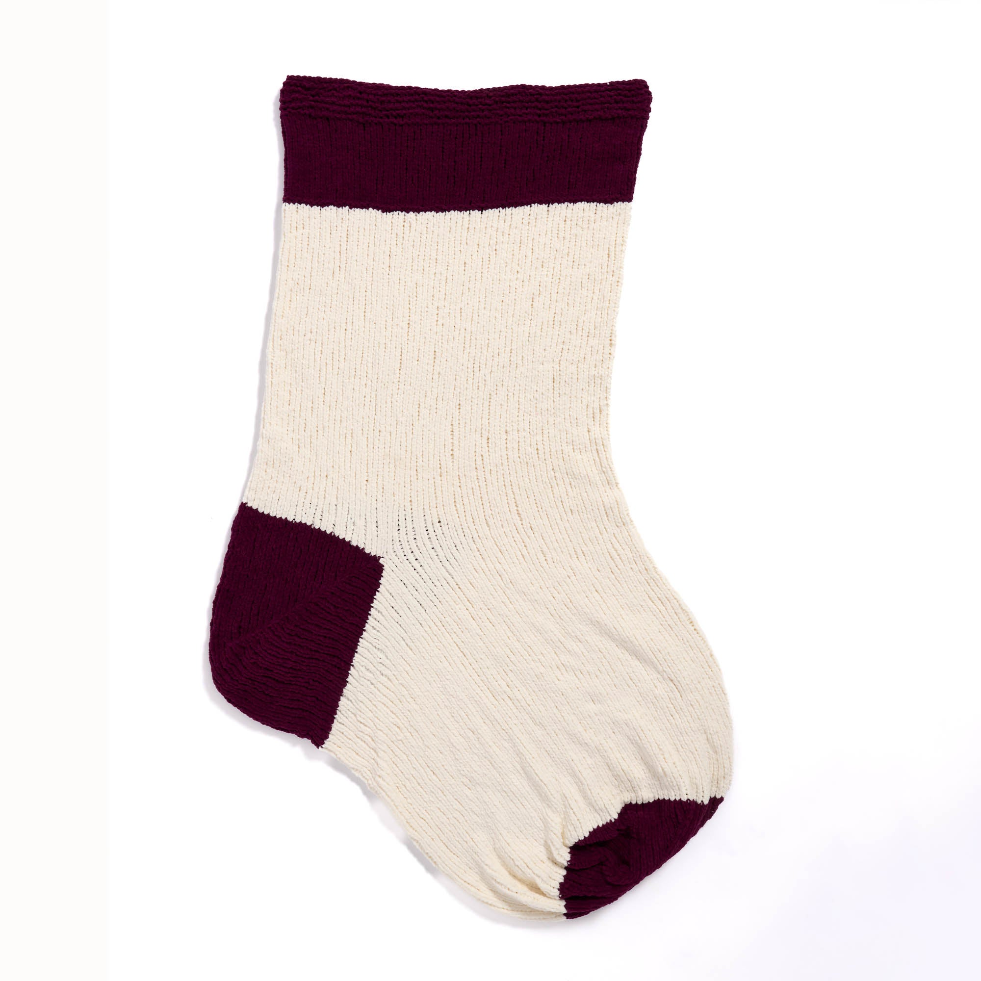 Free Easy Bernat Giant Knit Stocking Snuggle Sack Pattern | Yarnspirations