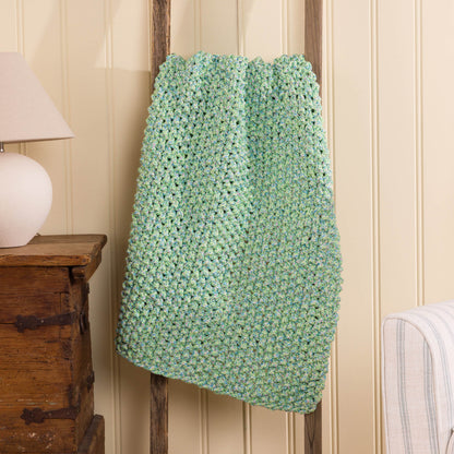 Bernat Flowers & Seed Stitch Knit Blanket Bernat Flowers & Seed Stitch Knit Blanket