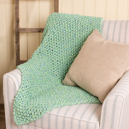 Bernat Flowers & Seed Stitch Knit Blanket Bernat Flowers & Seed Stitch Knit Blanket