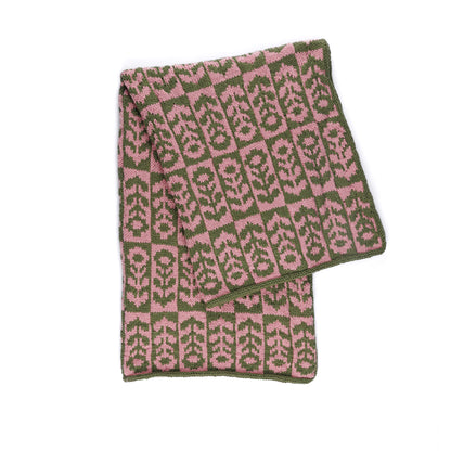 Bernat Cottage Blooms Knit Blanket Bernat Cottage Blooms Knit Blanket
