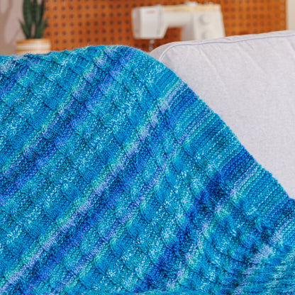 Bernat Knit Classic Cables Throw Bernat Knit Classic Cables Throw