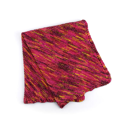 Bernat Tilted Spectrum Knit Blanket Bernat Tilted Spectrum Knit Blanket