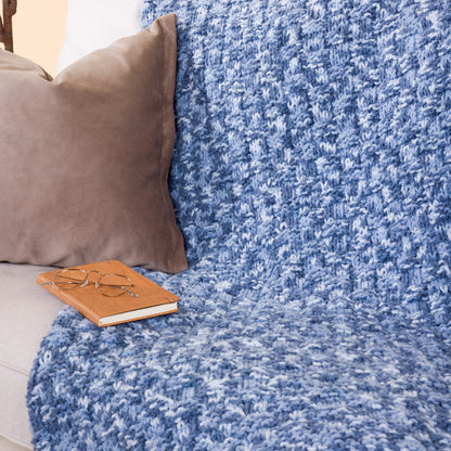 Bernat Moonspell Knit Blanket Moonspell Knit Blanket made using Bernat yarn