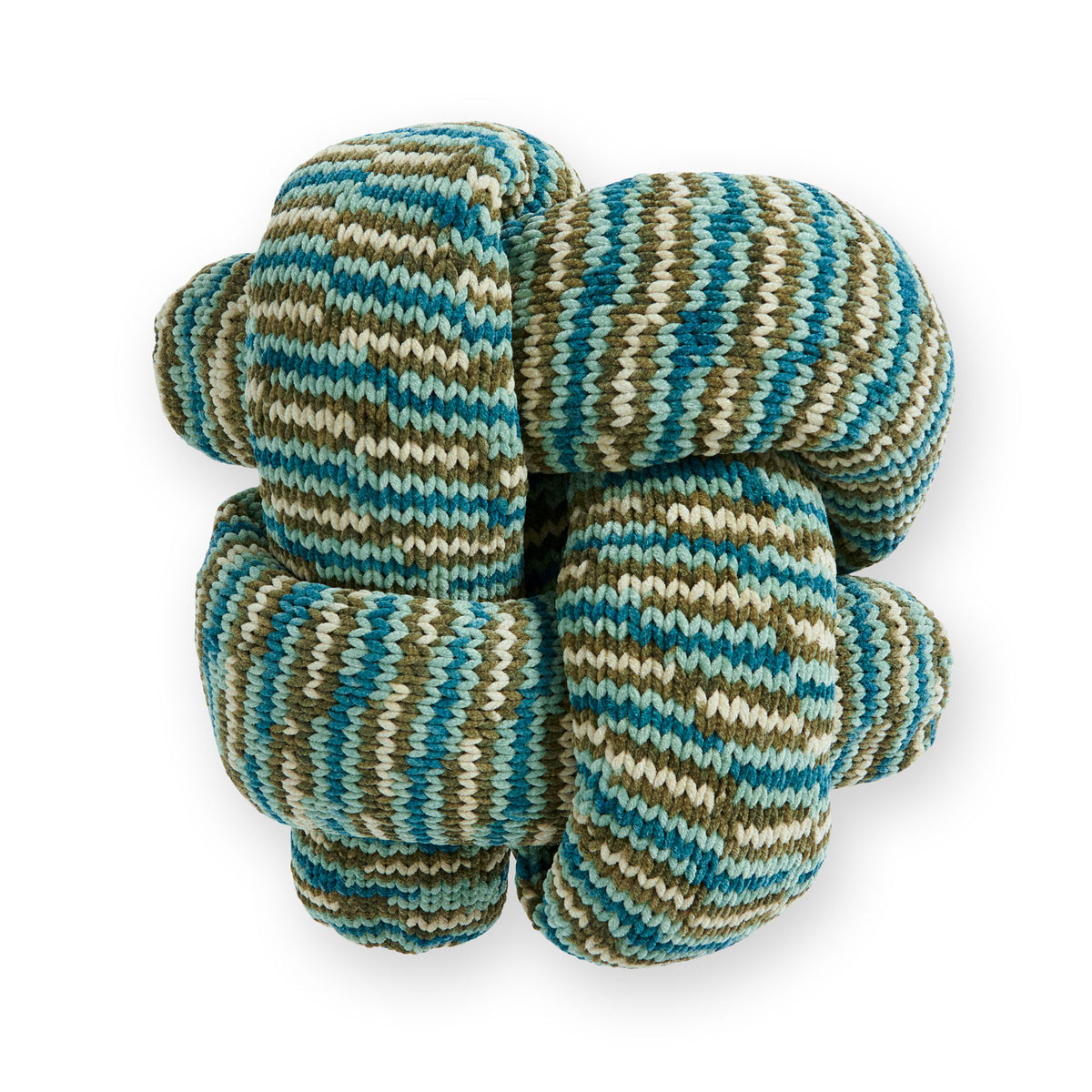 Knit Pillow made in Bernat Plush Yarn