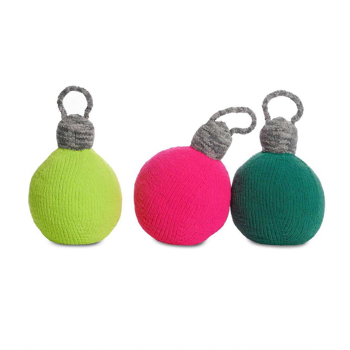 Knit Pillow made in Bernat Blanket Yarn