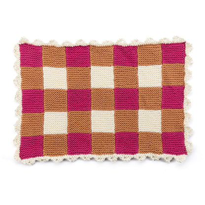 Bernat Gingham and Scallops Knit Placemats Bernat Gingham and Scallops Knit Placemats