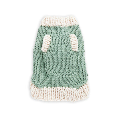 Bernat Classic Knit Sweater for Dogs Knit Pet Sweater made in Bernat Maker Yarn
