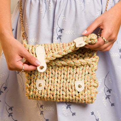 Bernat Spring in Your Step Knit Bag Bernat Spring in Your Step Knit Bag