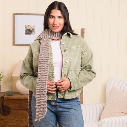 Bernat Edgepoint Knit Scarf Bernat Edgepoint Knit Scarf