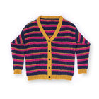 Bernat Knit Stripy V-Neck Cardigan