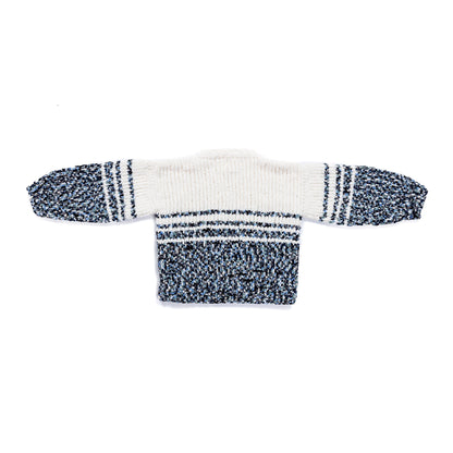 Bernat Pixilated Stripes Knit Pullover Bernat Pixilated Stripes Knit Pullover