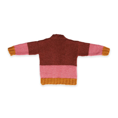 Bernat Colorblocked Knit Cardigan Bernat Colorblocked Knit Cardigan