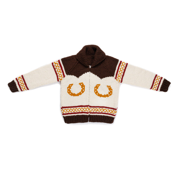 Free Intermediate Bernat Giddy Up Knit Jacket Pattern | Yarnspirations